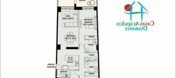 3 Schlafzimmer Wohnung in Guerrero, Mexico, Nr. 161238 2