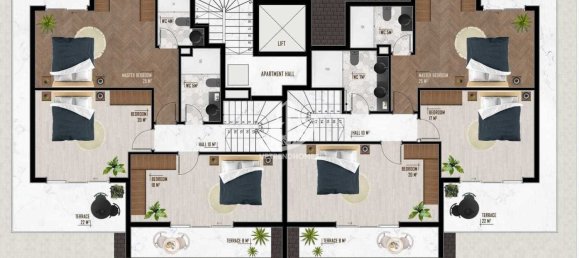 Wohnung 1+1 in Oba, Turkey, Nr. 4037 19