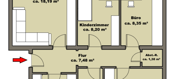 2 غرف نوم شقة في Bremen, Germany رقم 263677 13