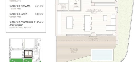Бунгало с 3 спальнями в Вильяхойоса, Испания № 6956 11