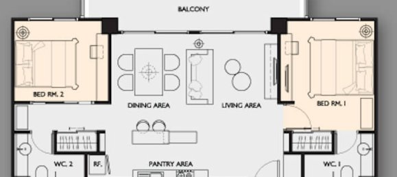 2 chambres Condo à Pattaya, Thailand No. 2192 7