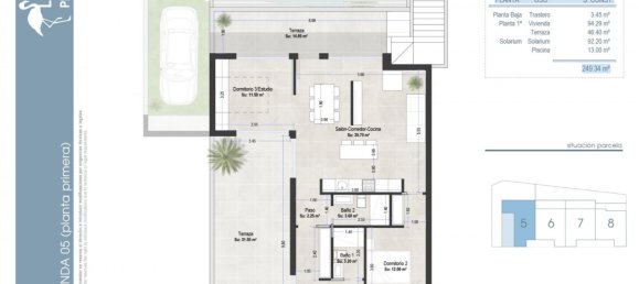 Бунгало с 3 спальнями в Мурсия, Испания № 283739 9