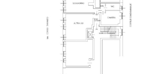 2 rooms Apartment in Turin, Italy No. 273788 12