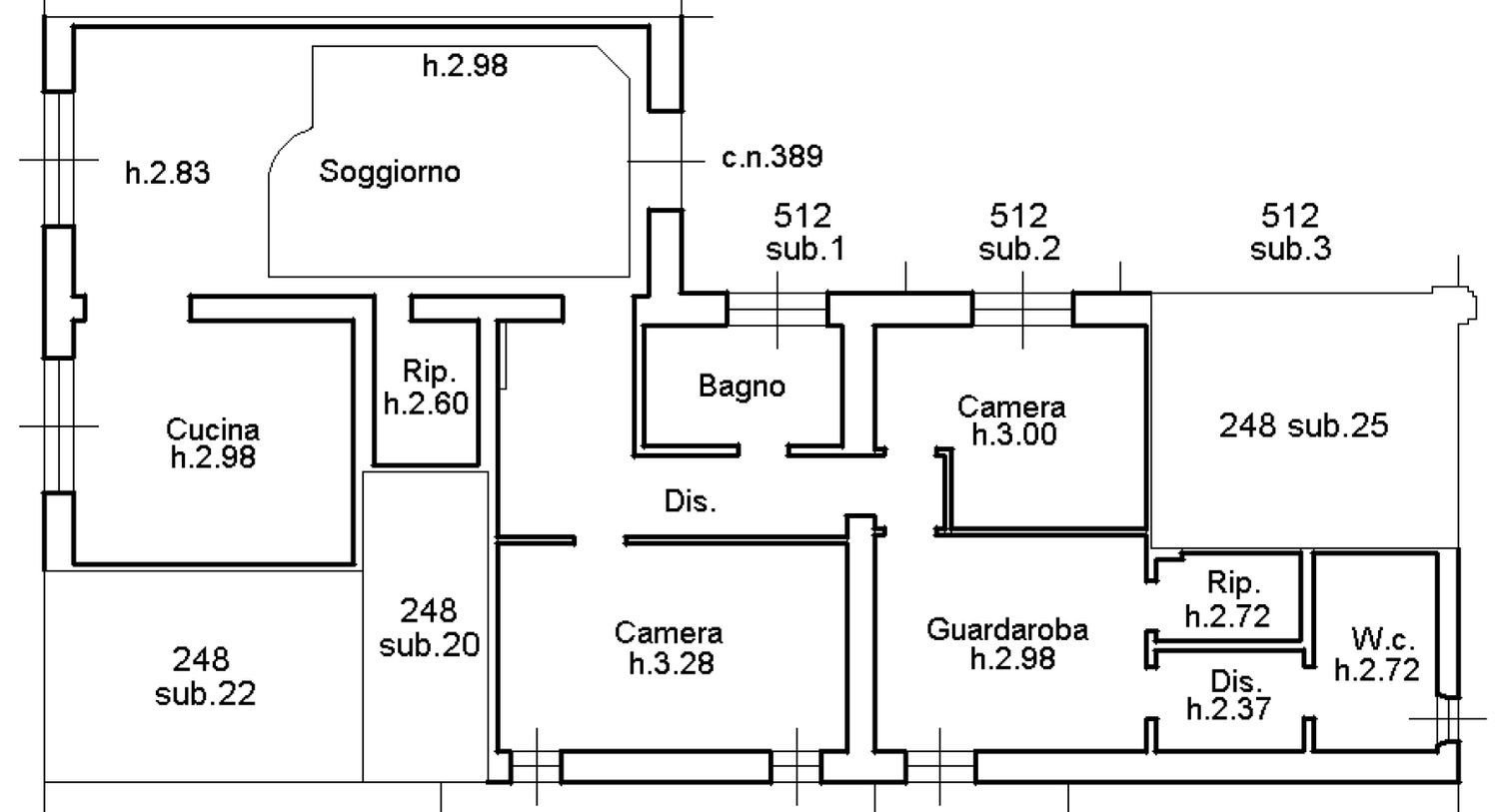 Apartamento de 5 habitaciónes en Cento, Italy No. 261497