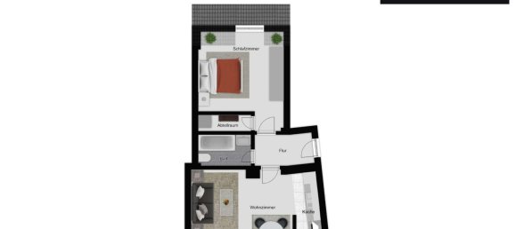 1 Schlafzimmer Wohnung in Erzgebirgskreis, Germany, Nr. 330414 20