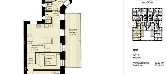 3-salle Appartement à Penzing, Austria No. 107470 13