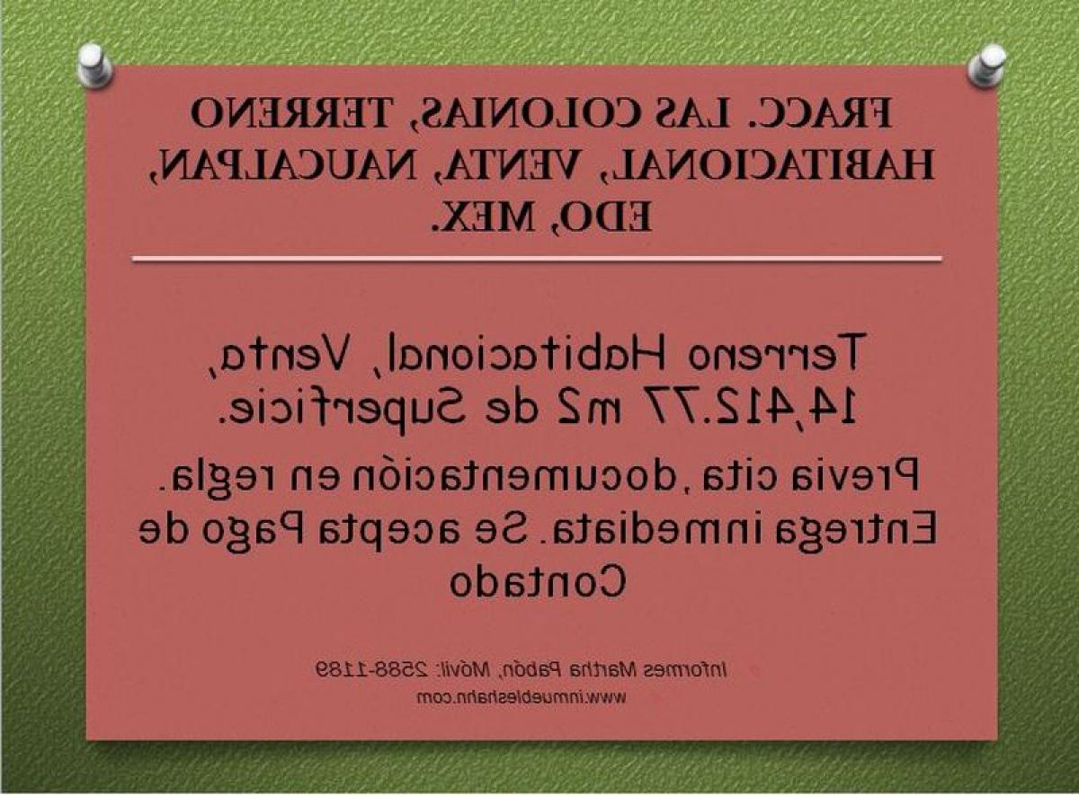 Grundstück in Ciudad Lopez Mateos, Mexico, Nr. 202679