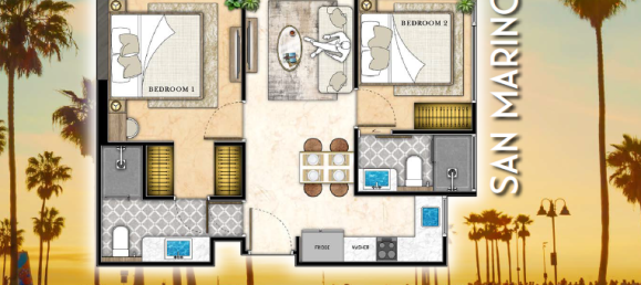 2 bedrooms Apartment in Pattaya, Thailand No. 25444 2