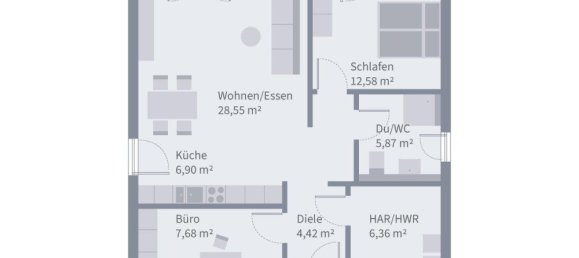 1 Schlafzimmer Bungalow in Saalekreis, Germany, Nr. 222168 4