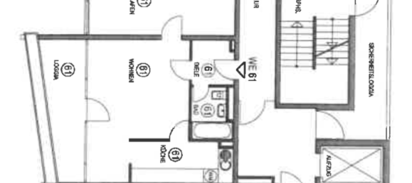 1 غرف نوم شقة في Frankfurt am Main, Germany رقم 360830 3