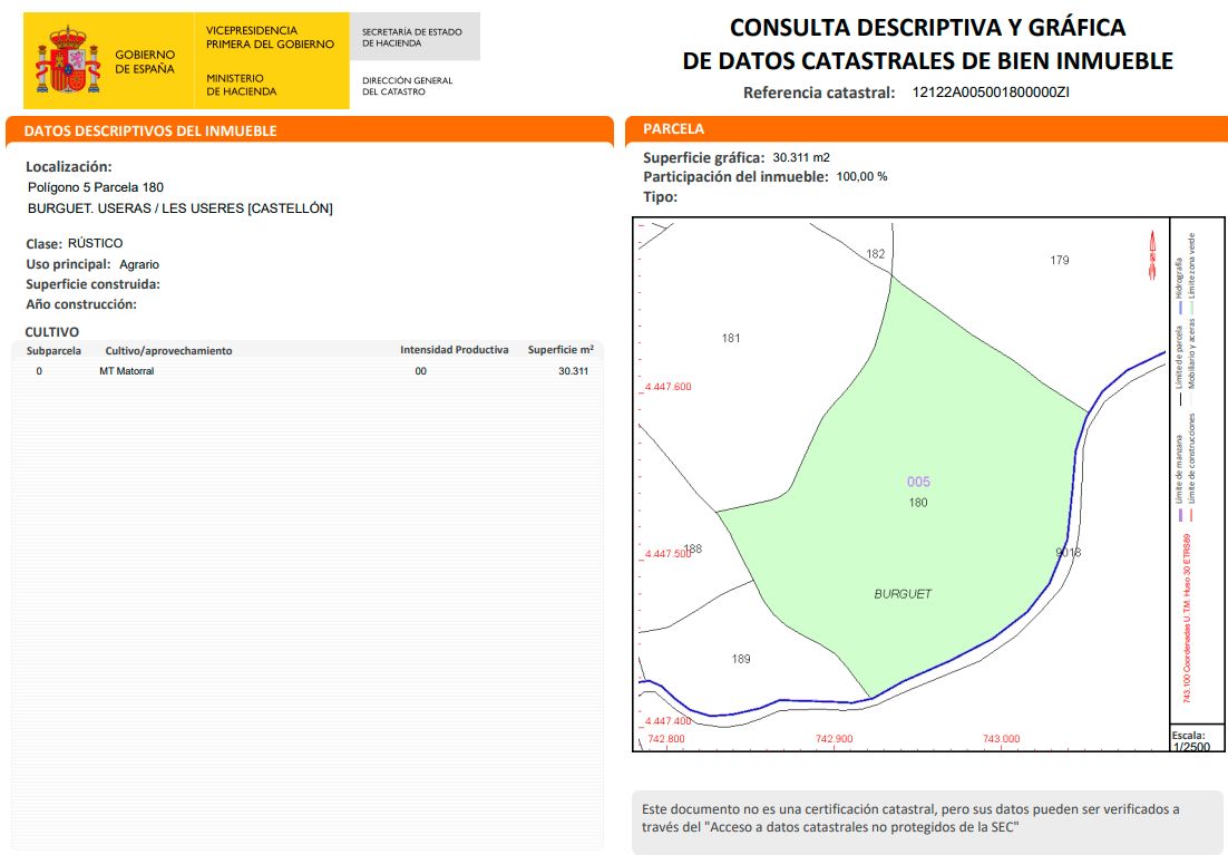 19500m² Land in Castellon, Spain No. 217396