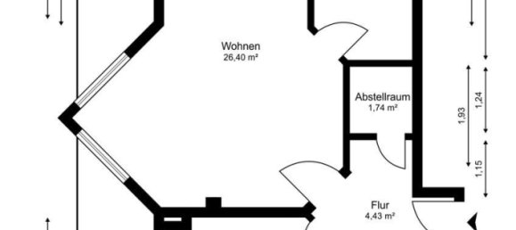 1 Schlafzimmer Wohnung in Fürstenfeldbruck, Germany, Nr. 14951 7