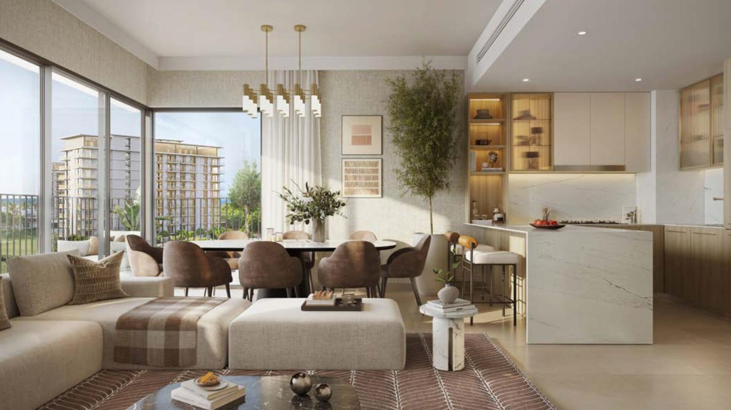 3 Schlafzimmer Wohnung in Golf Meadow, Dubai South (Dubai World Central), UAE, Nr. 65898