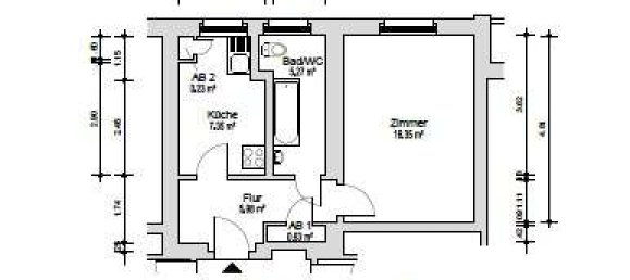 Apartamento de 1 dormitorio en Friedrichshain, Germany No. 227801 9