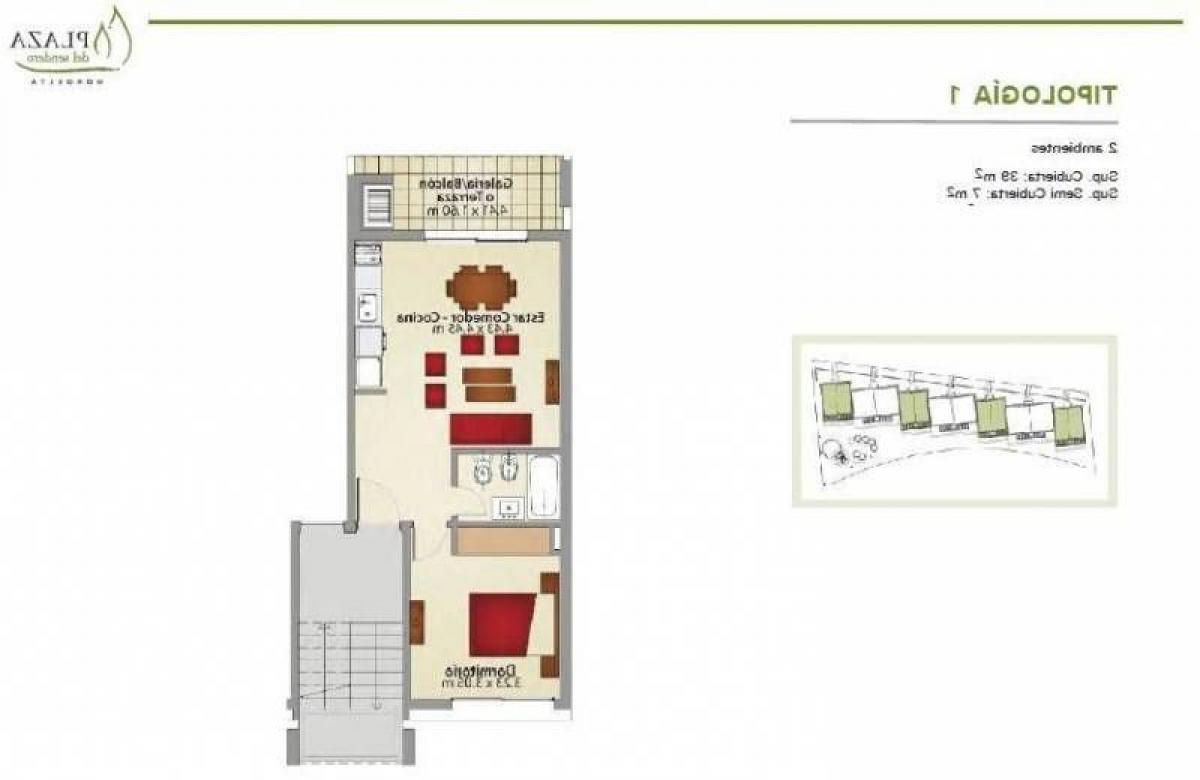 Estúdio em Tigre, Argentina N.º 7414