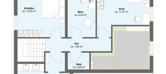 Adosado de 3 dormitorios en Furstenfeldbruck, Germany No. 348870 30