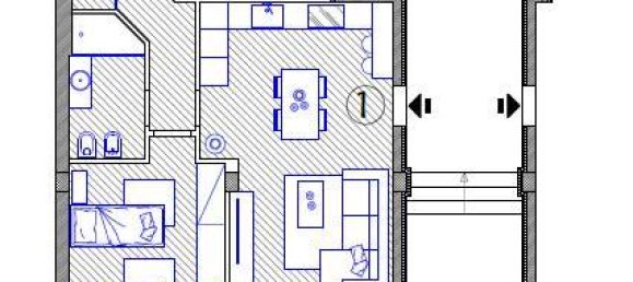 3 rooms Apartment in San Giorgio Piacentino, Italy No. 41359 2