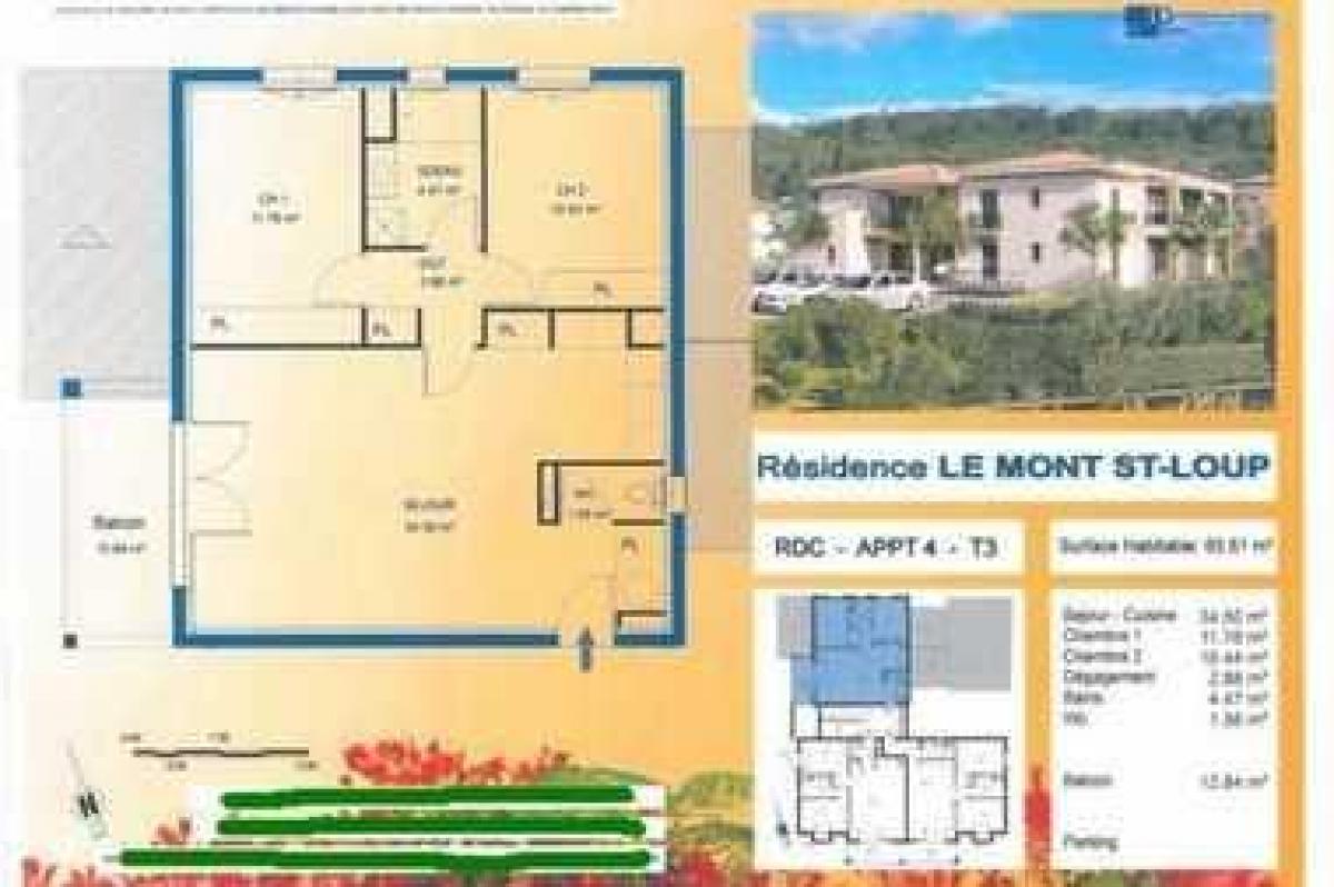 2 bedrooms Condo in Agde, France No. 34019