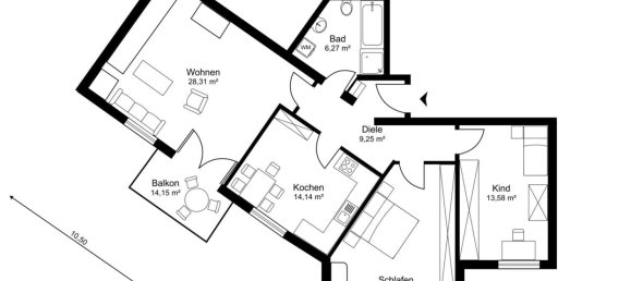 2 Schlafzimmer Wohnung in Ahrweiler, Germany, Nr. 278592 7