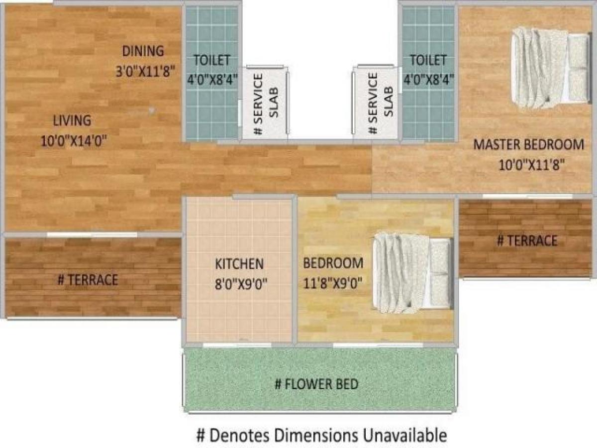 2 bedrooms House in Mumbai, India No. 14290