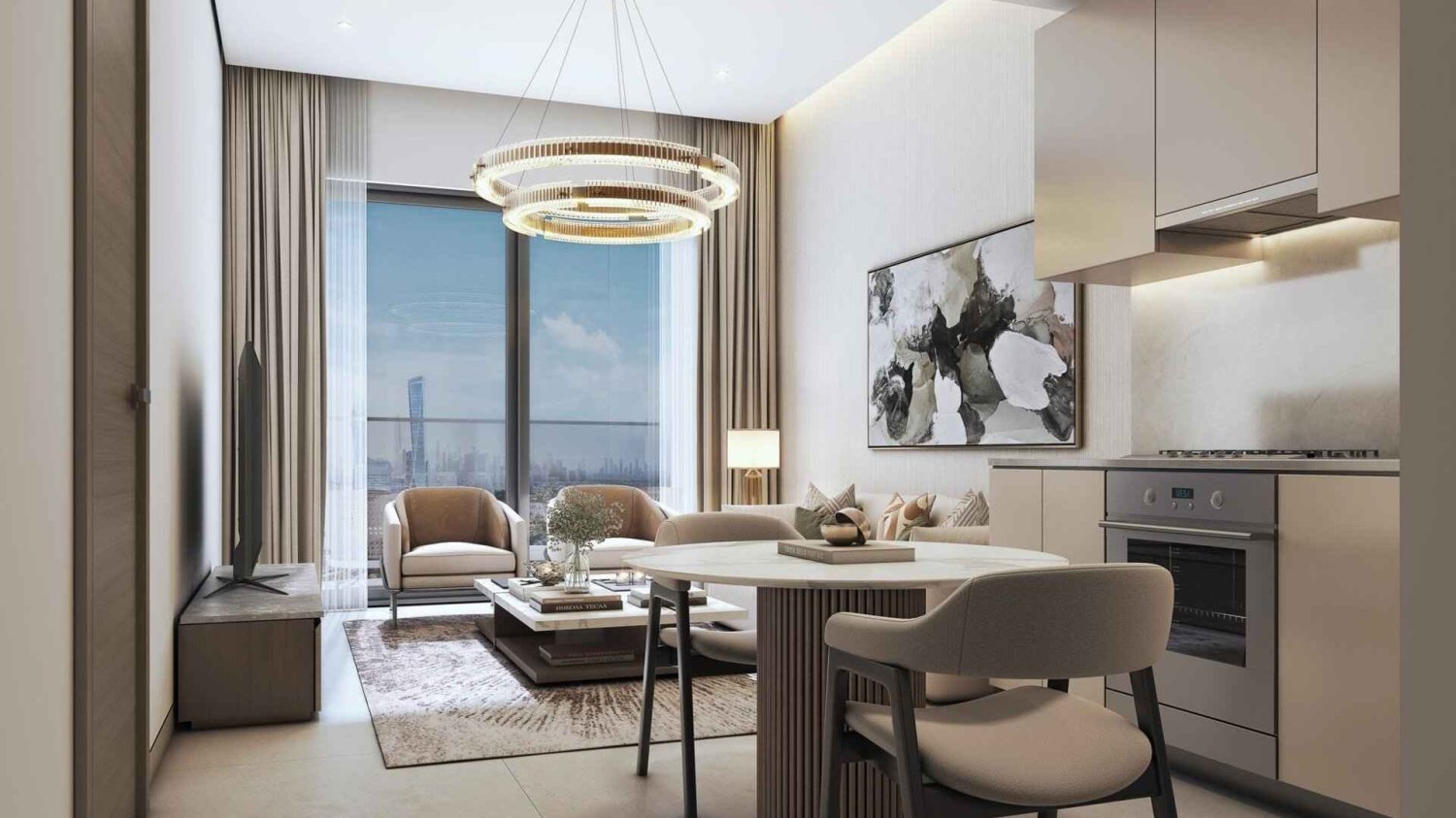 1 Schlafzimmer Wohnung in The Tranquil at Sobha Central, Dubai, UAE, Nr. 117533