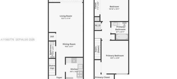 2 Schlafzimmer Doppelhaus in Miami, USA, Nr. 615408 17