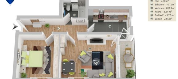 1 bedroom Apartment in Schwarzwald-Baar-Kreis, Germany No. 109438 9