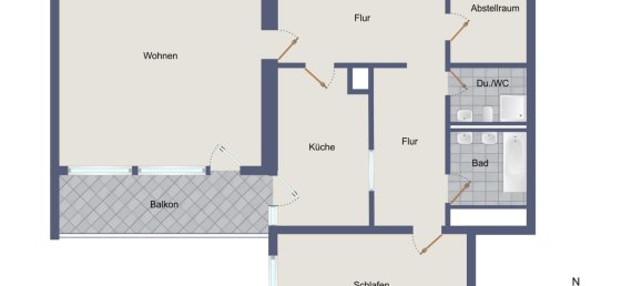 2-Zimmer Wohnung in Stuttgart, Germany, Nr. 41842 14