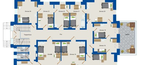 43-Zimmer Hotel in Bad Kissingen, Germany, Nr. 93833 28