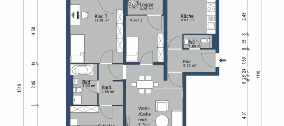 2 Schlafzimmer Wohnung in Fürstenfeldbruck, Germany, Nr. 336316 6