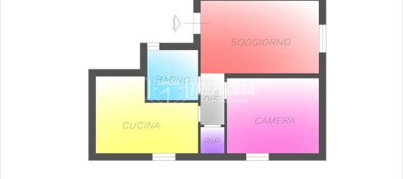 Apartamento de 2 divisões em Pavia, Italy N.º 35106 16