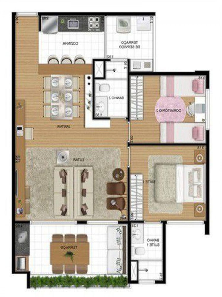 2 Schlafzimmer Wohnung in Sao Paulo, Brazil, Nr. 598286