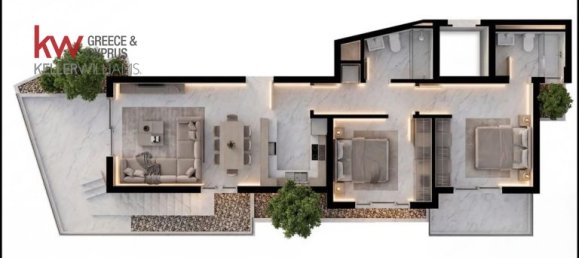 1 dormitorio apartamento en venta en Larnaca, Larnaka, Cyprus № 36021 2