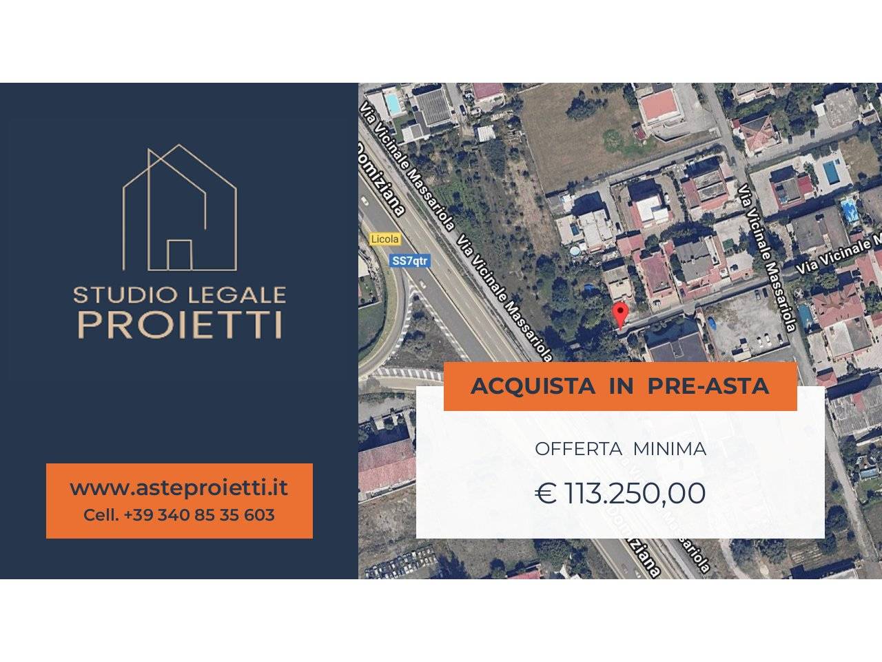 3 غرف نوم فيلا في Giugliano in Campania, Italy رقم 301998