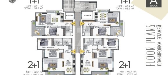 Apartment 1+1 in Alanya, Turkey No. 14433 12