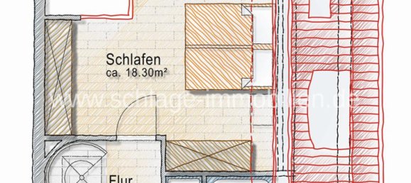 2 غرف نوم منزل ذو طابقين في Dresden, Germany رقم 35537 11