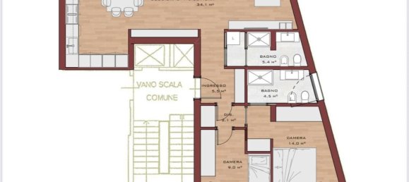 Penthouse T3 em Padua, Italy N.º 372204 2