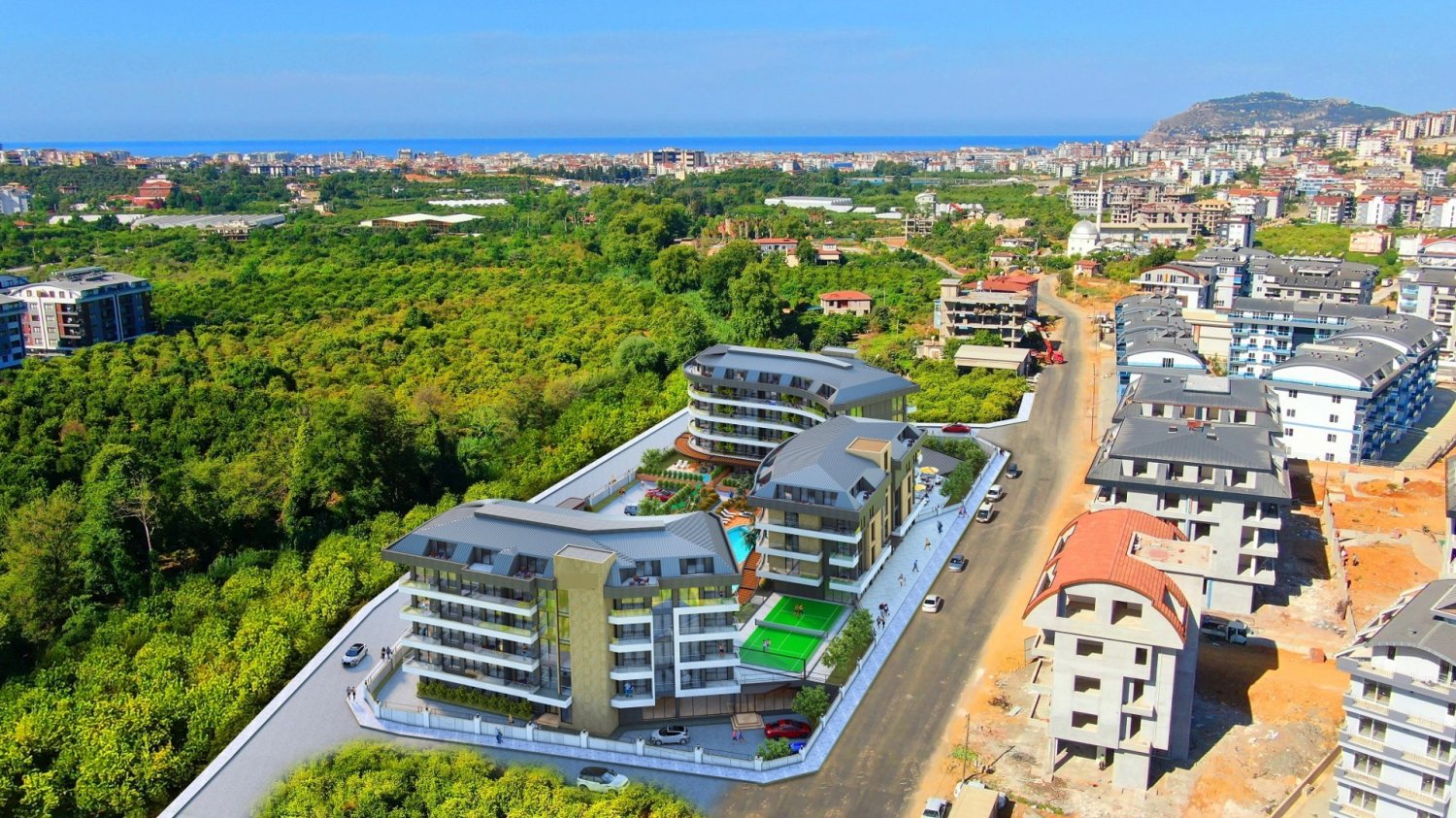 Wohnung 1+1 in Alanya, Turkey, Nr. 11130