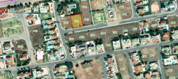686 m² terreno en venta en Pyla, Larnaka, Cyprus № 26604 3