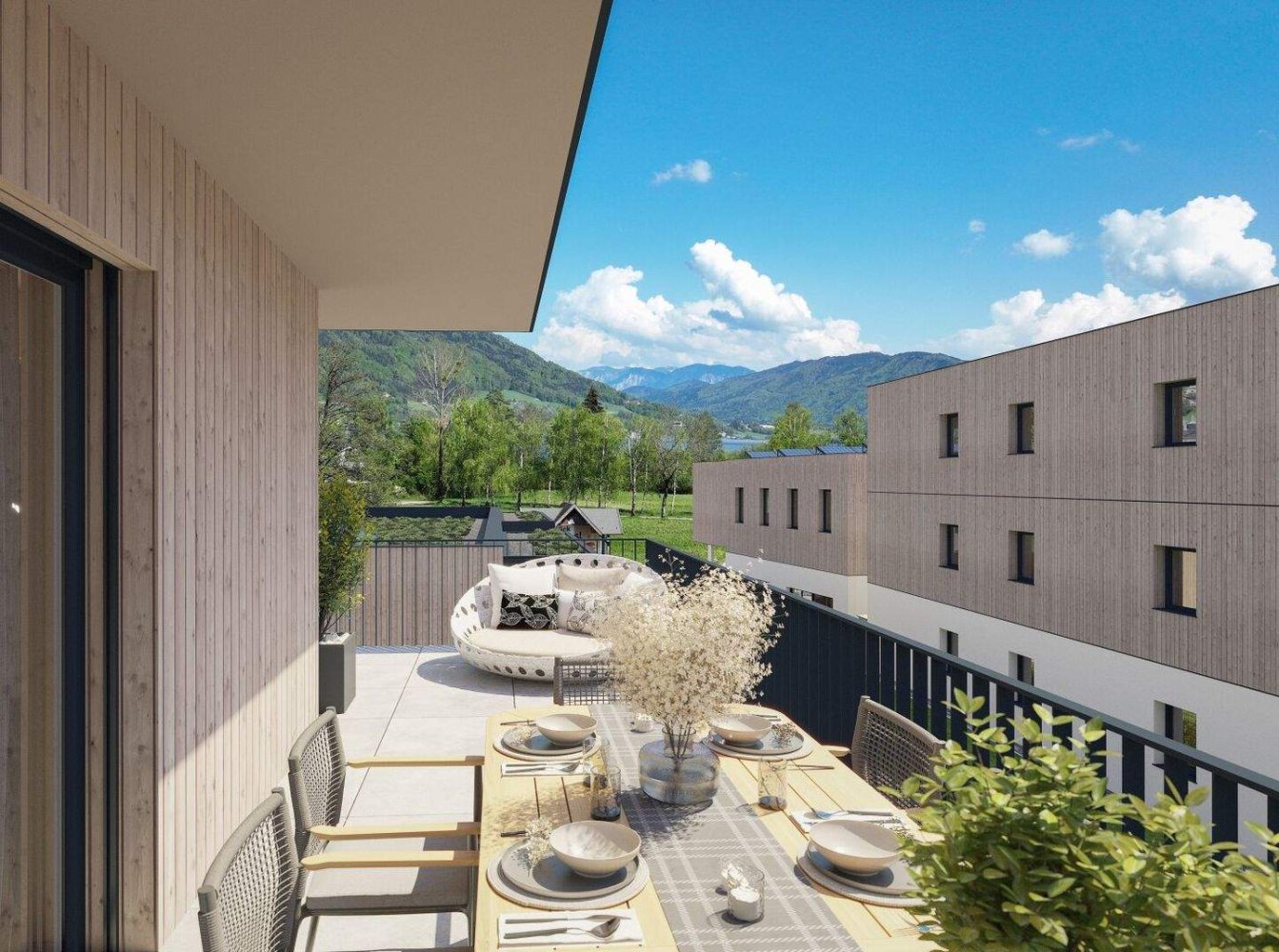 Apartamento de 4 habitaciónes en St. Lorenz, Austria No. 243993