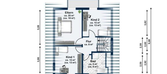 Casa de 3 dormitorios en Hof, Germany No. 317857 33