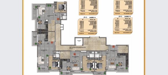 Квартира с 2 комнатами в Аланья, Турция № 9747 11