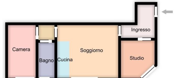 3-Zimmer Wohnung in Milan, Italy, Nr. 338103 18