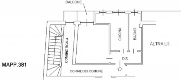 2-Zimmer Wohnung in Milan, Italy, Nr. 290559 22