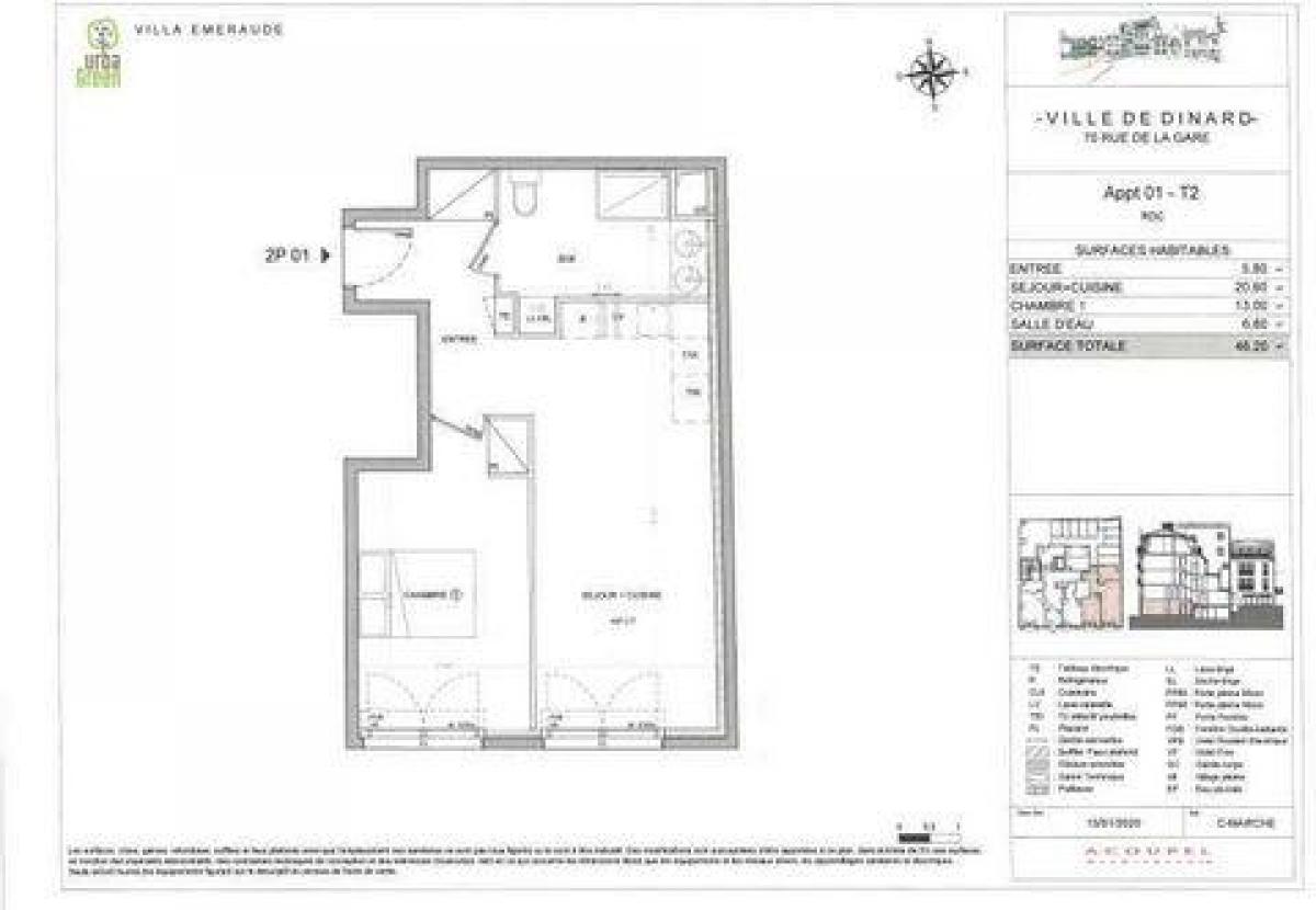 Studio-Eigentumswohnung in Dinard, France, Nr. 13431
