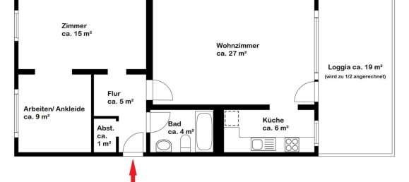 2-Zimmer Wohnung in Bremen, Germany, Nr. 350966 9