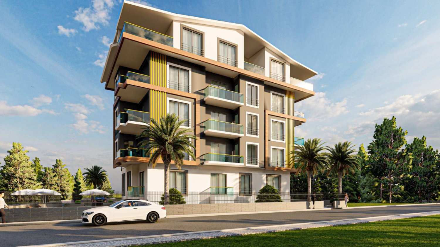 Apartamento 1+1 em Alanya, Turkey N.º 31980