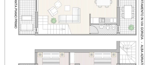 Дуплекс с 3 комнатами в Альба Адриатика, Италия № 294266 33