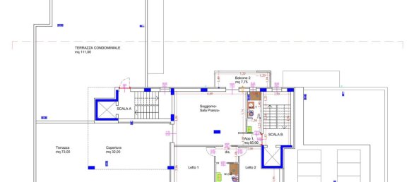 Ático de 3 habitaciónes en Taranto, Italy No. 210163 13