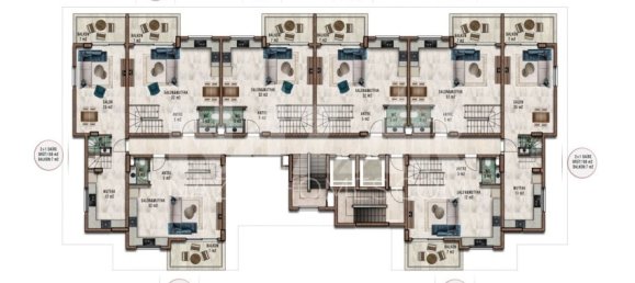 شقة 1+1 في Alanya, Turkey رقم 14400 11